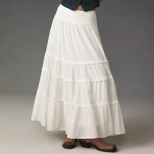 Reformation Tiered Maxi Skirt Women’s Size 8 Lightweight Peasant Boho Ruffled